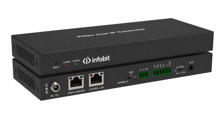 Infobit, iSwitch 265T, Передатчик HDMI 4K H.265 AV через IP, кодер, 1920x1200@ 60 Гц, Tx